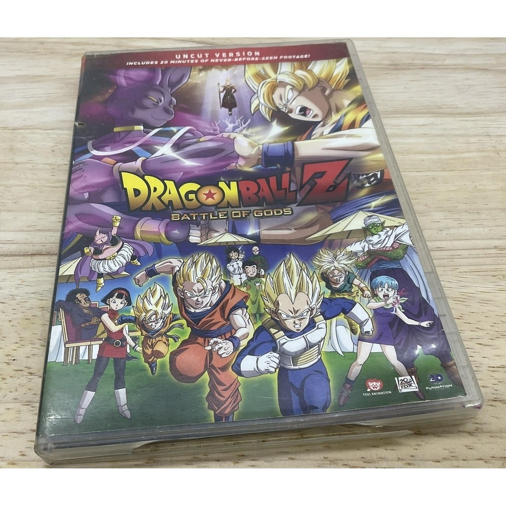 Dragon Ball Z Battle Of Gods DVD 2013 Funimation Anime Movie PG NTSC Japan